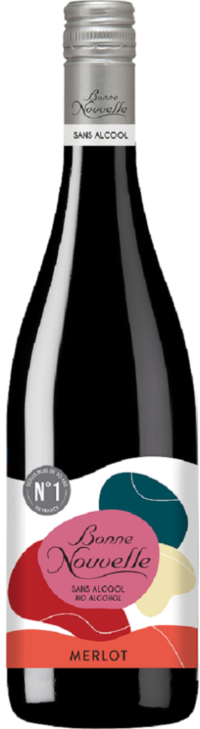 Merlot - alkoholfreier Wein - Bonne Nouvelle, Frankreich