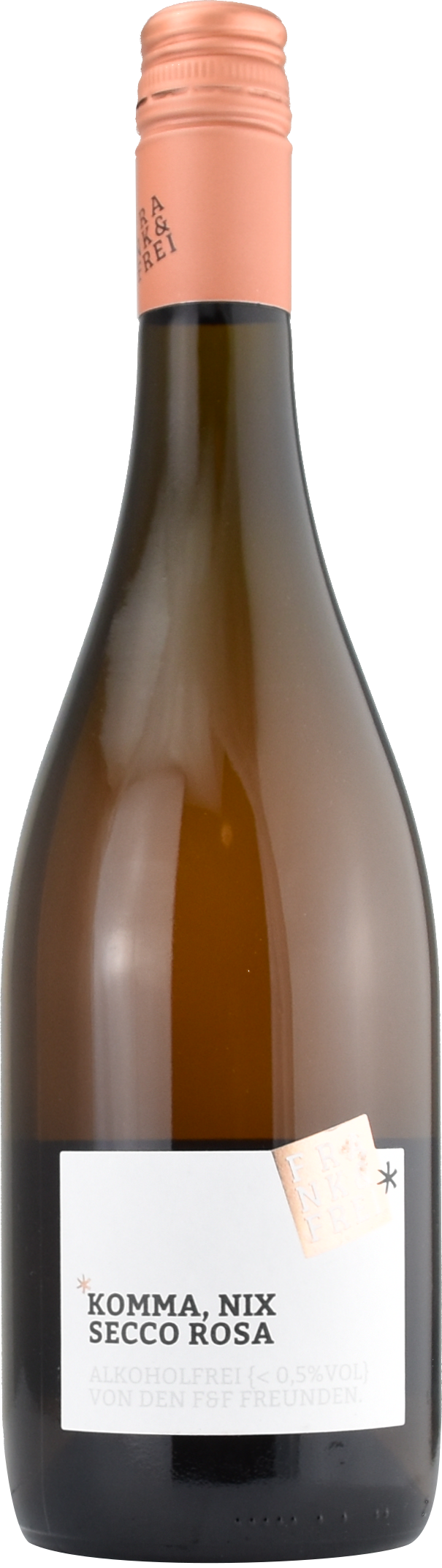 *Komma Nix - Secco Rosa - schäumendes Getränk aus entalkoholisierten Wein - Meintzinger/Frank&Frei