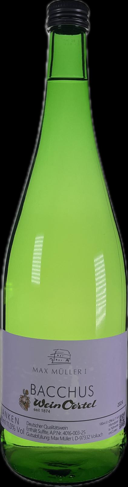 Bacchus halbtrocken - Weingut Max Müller I. - Volkach 1 Liter