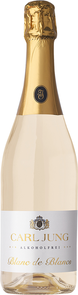 Blanc de Blanc Chardonnay - Schäumendes Getränk aus entalkoholisierten Wein - Carl Jung 