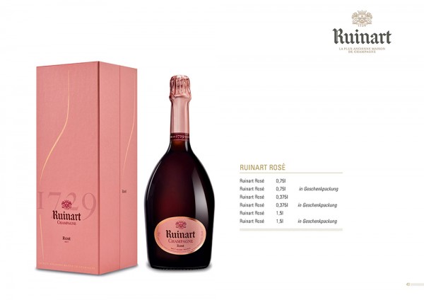 Champagner Ruinart Rosè Brut - in Magnumflasche
