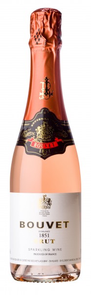 Bouvet brut Rosé - Halbe Flasche - demi- 0,375 Liter