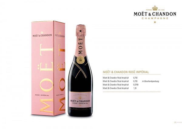 Champagner Moet & Chandon Brut Rosé Imperial